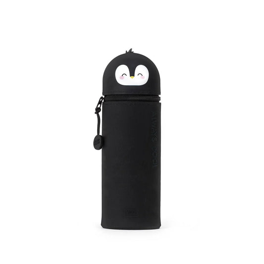 Astuccio Legami 2-in-1 in Silicone Penguin "Always Cool"