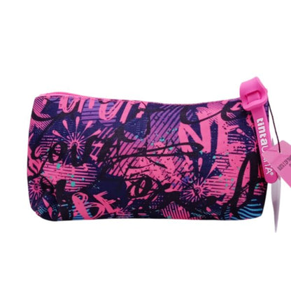 Astuccio tintaUNITA Teen Triangolare 2 Zip Fucsia