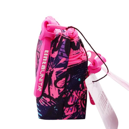 Astuccio tintaUNITA Teen Triangolare 2 Zip Fucsia