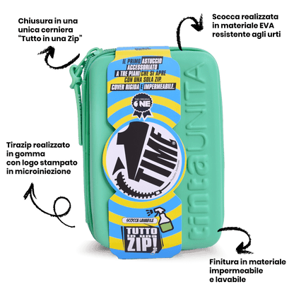 Astuccio tintaUNITA One Time Azzurro