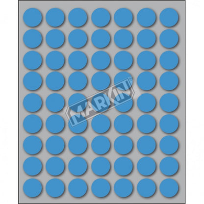 Etichette Adesive Colorate Tonde Markin da 14 mm