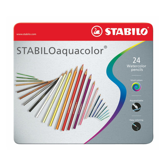 Matite Colorate Stabilo Acquacolor da 24