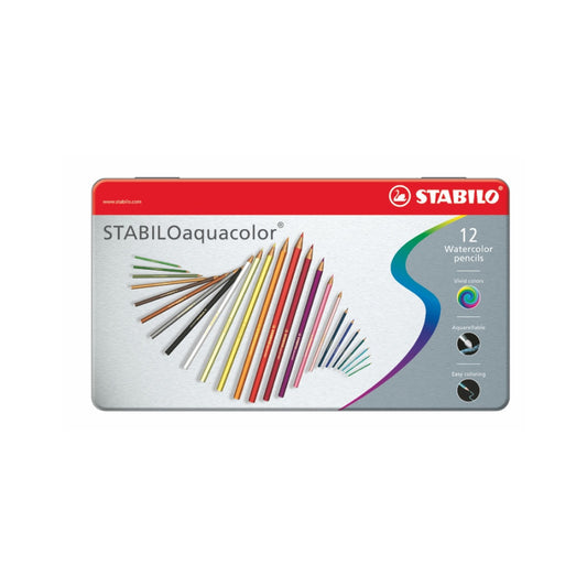 Matite Colorate Stabilo Acquacolor da 12